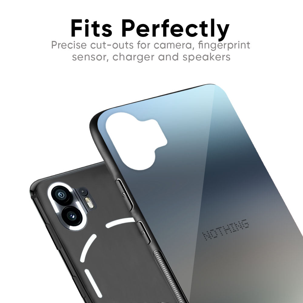 Tricolor Ombre Glass Case for Nothing Phone 2a 5G