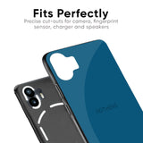 Cobalt Blue Glass Case for Nothing Phone 2a 5G