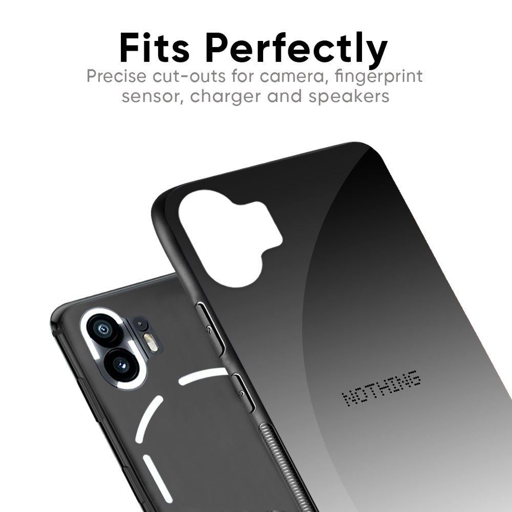 Zebra Gradient Glass Case for Nothing Phone 2a Plus