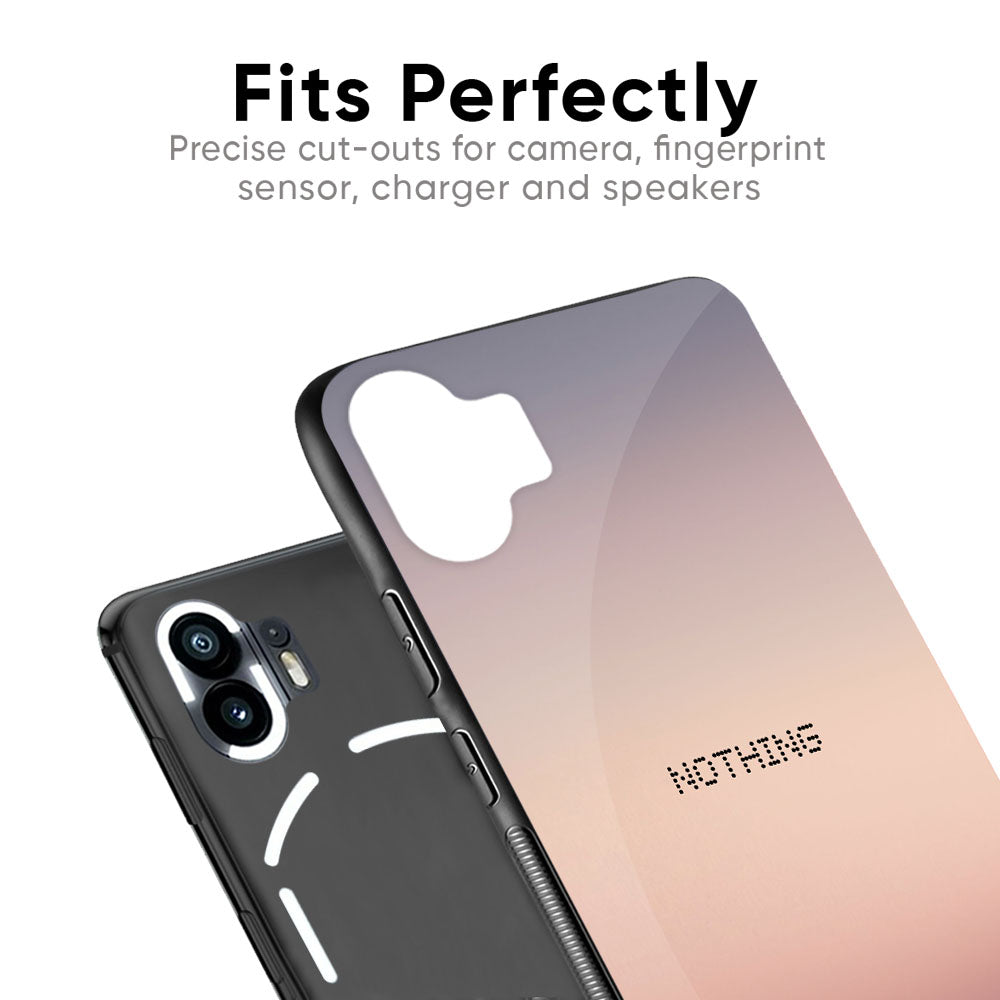 Golden Mauve Glass Case for Nothing Phone 2a 5G