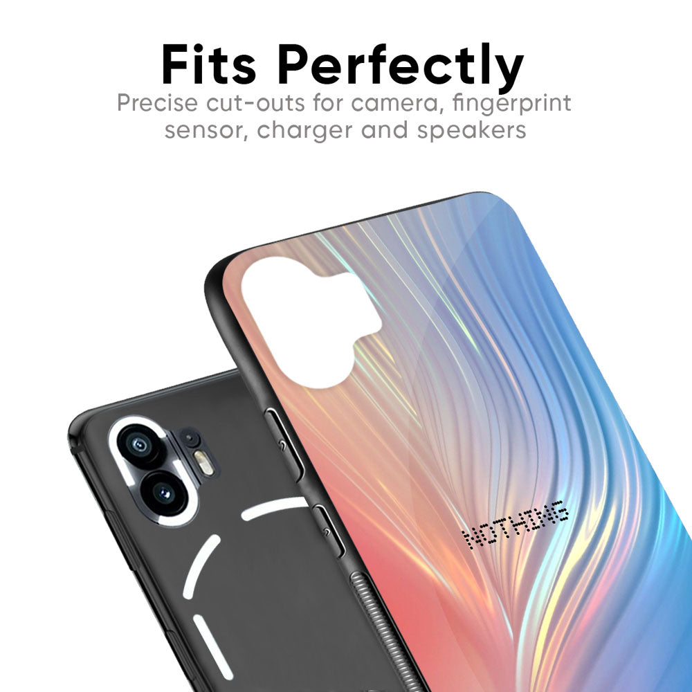 Mystic Aurora Glass Case for Nothing Phone 2a 5G
