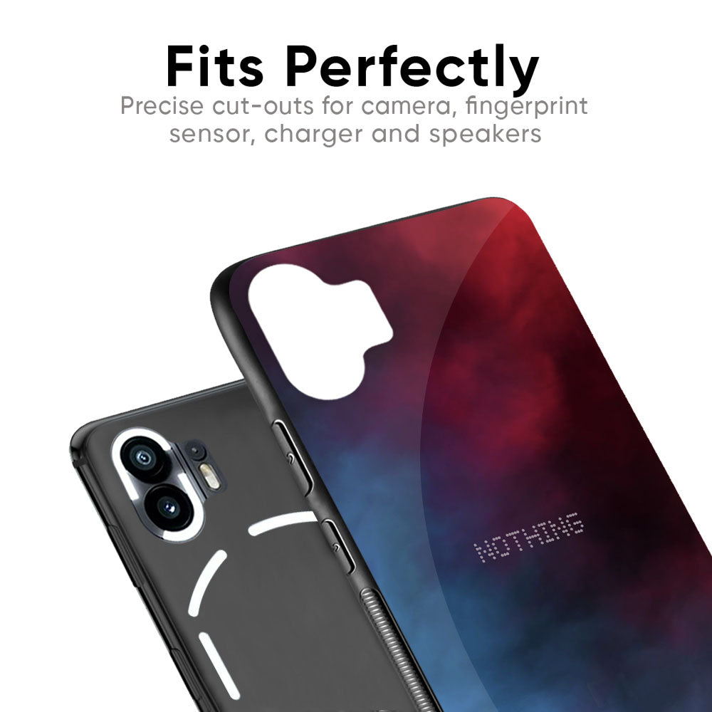 Smokey Watercolor Glass Case for Nothing Phone 2a 5G
