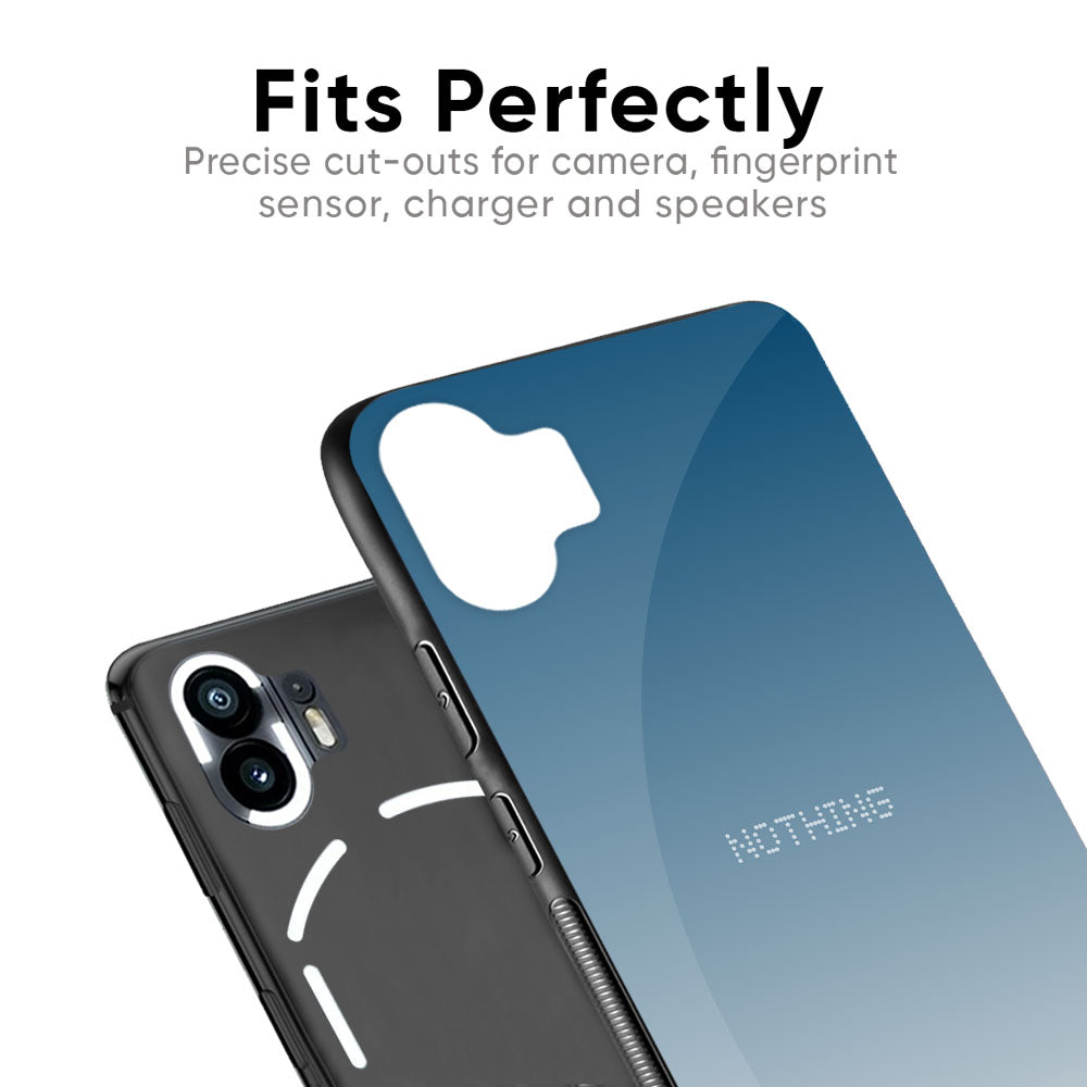 Deep Sea Space Glass Case for Nothing Phone 2a 5G