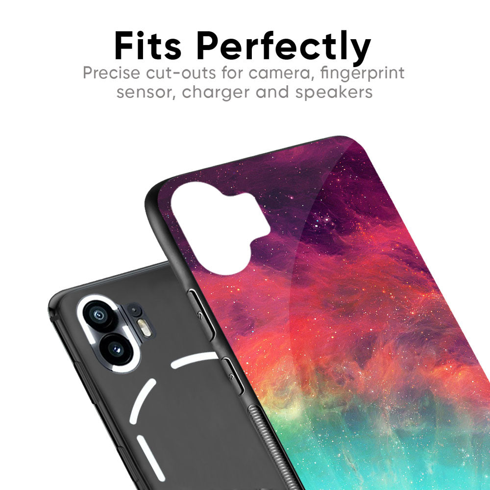 Colorful Aura Glass Case for Nothing CMF Phone 1
