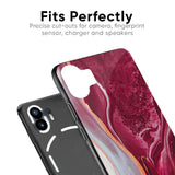Crimson Ruby Glass Case for Nothing CMF Phone 1