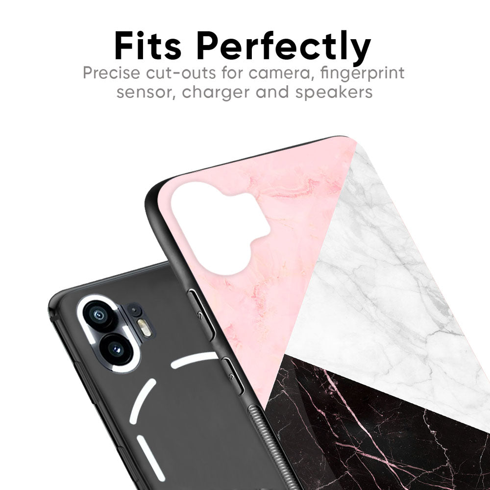 Marble Collage Art Glass Case For Nothing CMF Phone 1