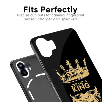 King Life Glass Case For Nothing Phone 2a Plus