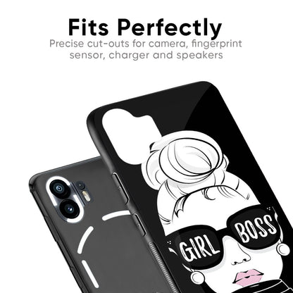 Girl Boss Glass Case For Nothing CMF Phone 1