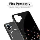 Floating Floral Print Glass Case for Nothing CMF Phone 1