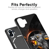 Aggressive Lion Glass Case for Nothing CMF Phone 1