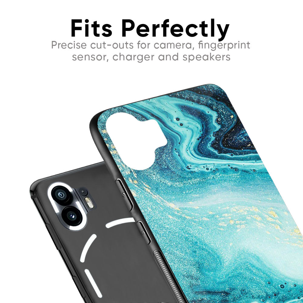 Sea Water Glass Case for Nothing Phone 2a Plus