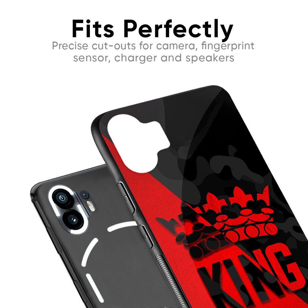 I Am A King Glass Case for Nothing CMF Phone 1