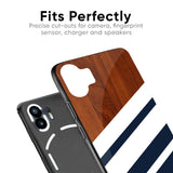 Bold Stripes Glass Case for Nothing Phone 2a Plus