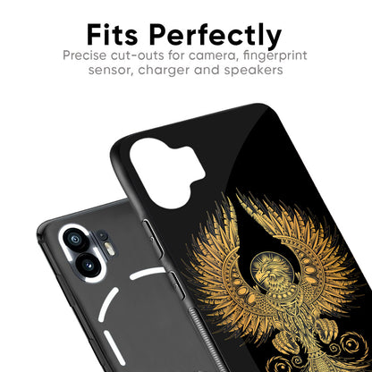 Mythical Phoenix Art Glass Case for Nothing CMF Phone 1