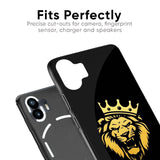 Lion The King Glass Case for Nothing CMF Phone 1