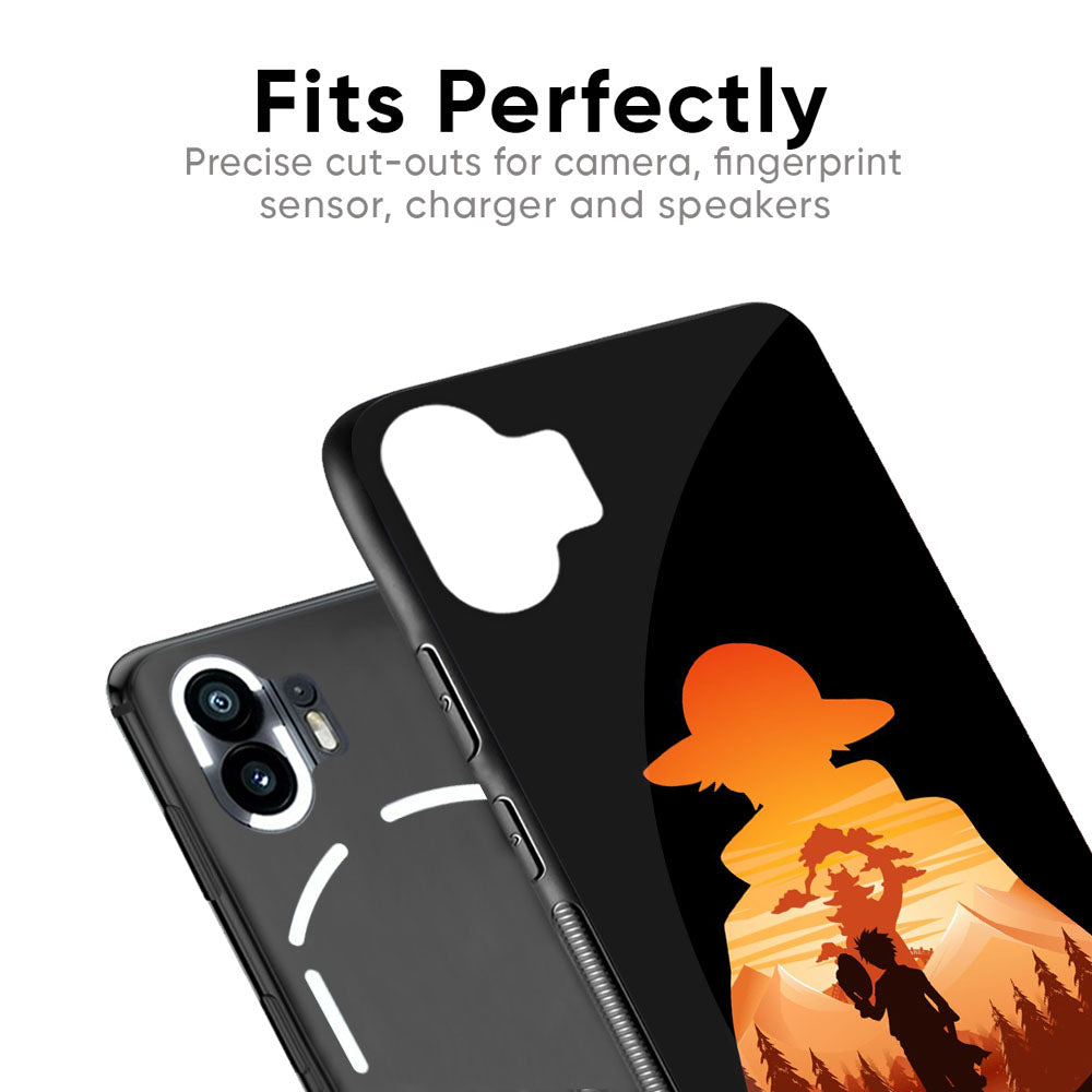 Luffy One Piece Glass Case for Nothing CMF Phone 1