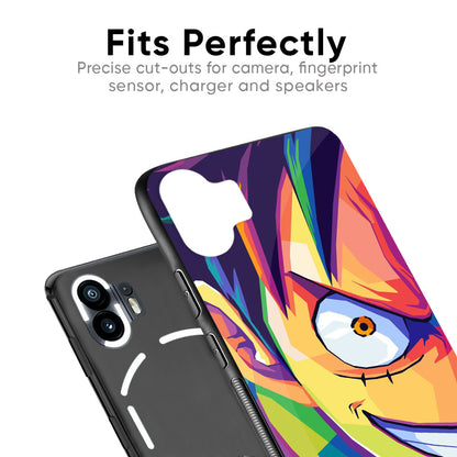 Monkey Wpap Pop Art Glass Case for Nothing Phone 2a Plus