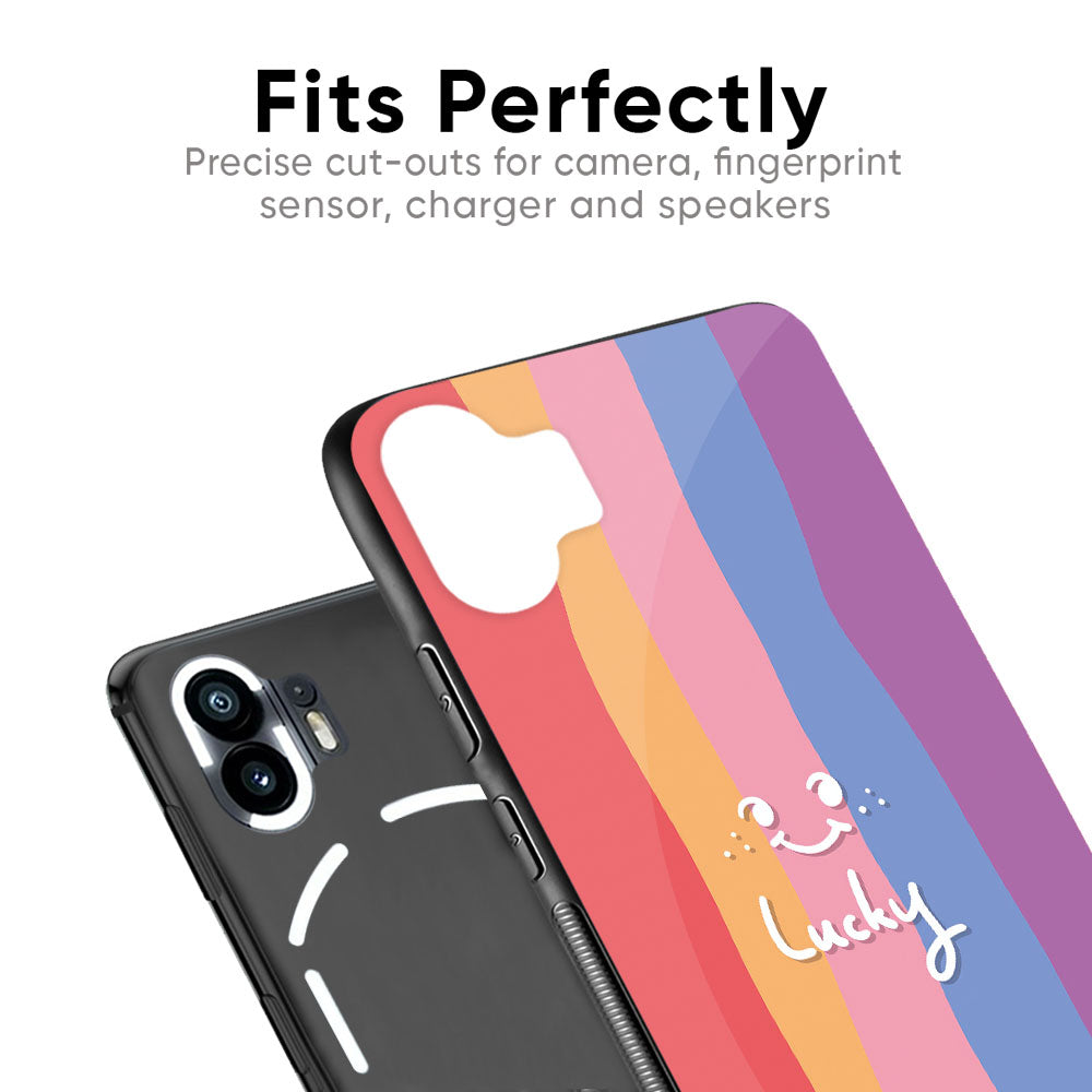 Lucky Abstract Glass Case for Nothing Phone 2a Plus