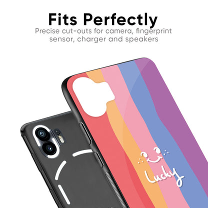 Lucky Abstract Glass Case for Nothing Phone 2a Plus