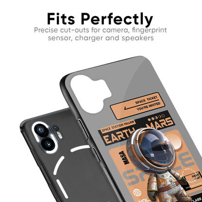 Space Ticket Glass Case for Nothing Phone 2a Plus