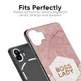 Boss Lady Glass Case for Nothing Phone 2a Plus