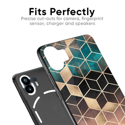 Bronze Texture Glass Case for Nothing Phone 2a Plus
