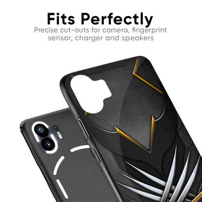 Black Warrior Glass Case for Nothing CMF Phone 1
