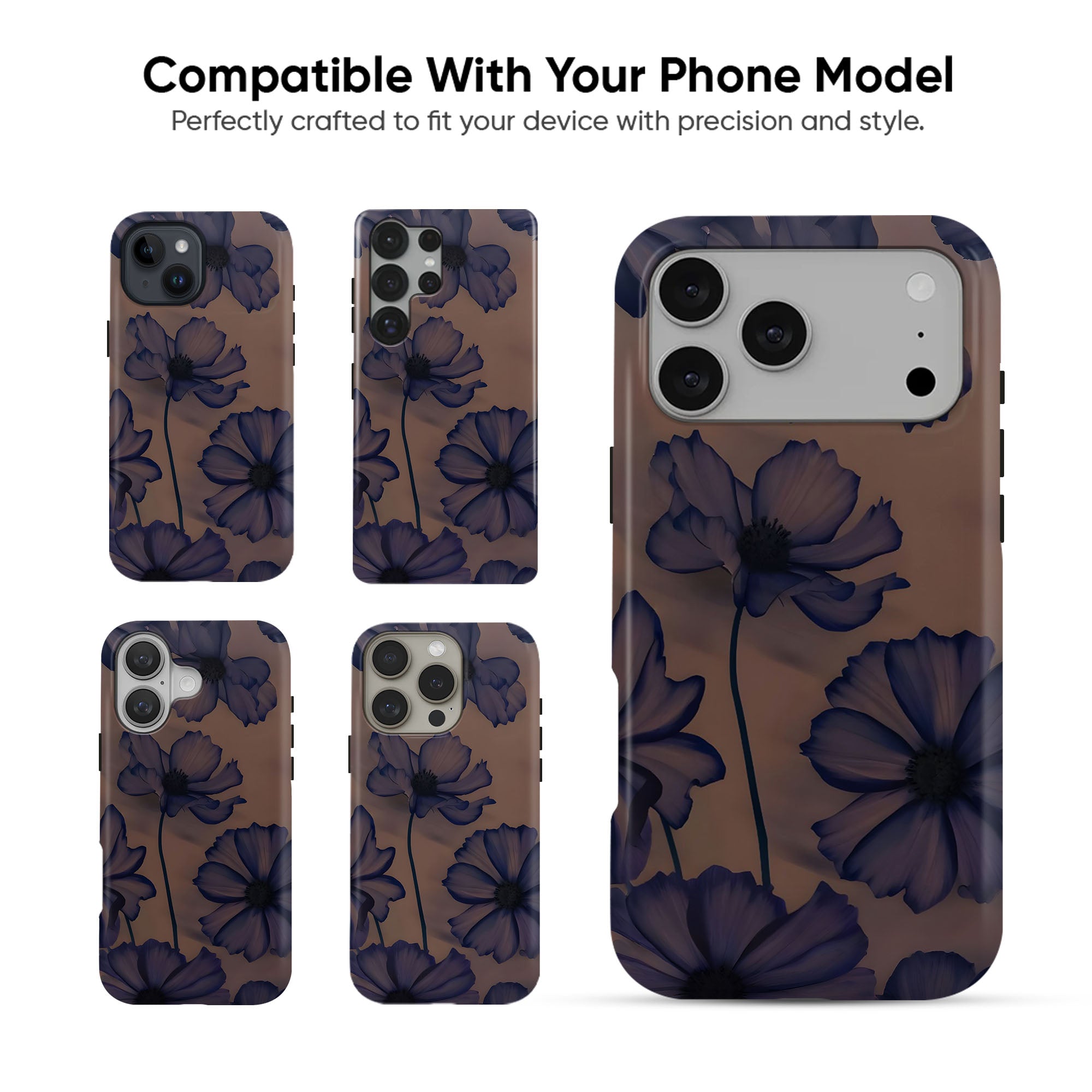 Blue Petal Haze Tough Case