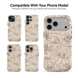 Peony Cashmere Tough Case