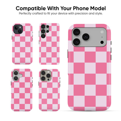 Pink Checkerboard