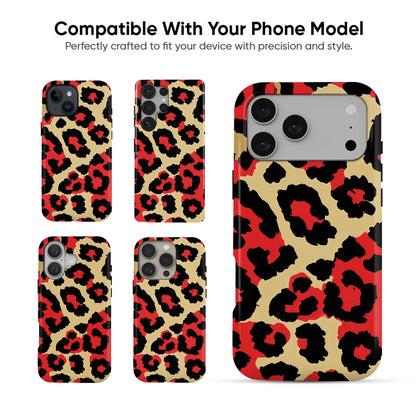 Red Leopard Print