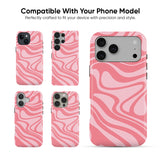 Pink Marble Swirls