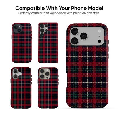 Plaid Latte Tough Case