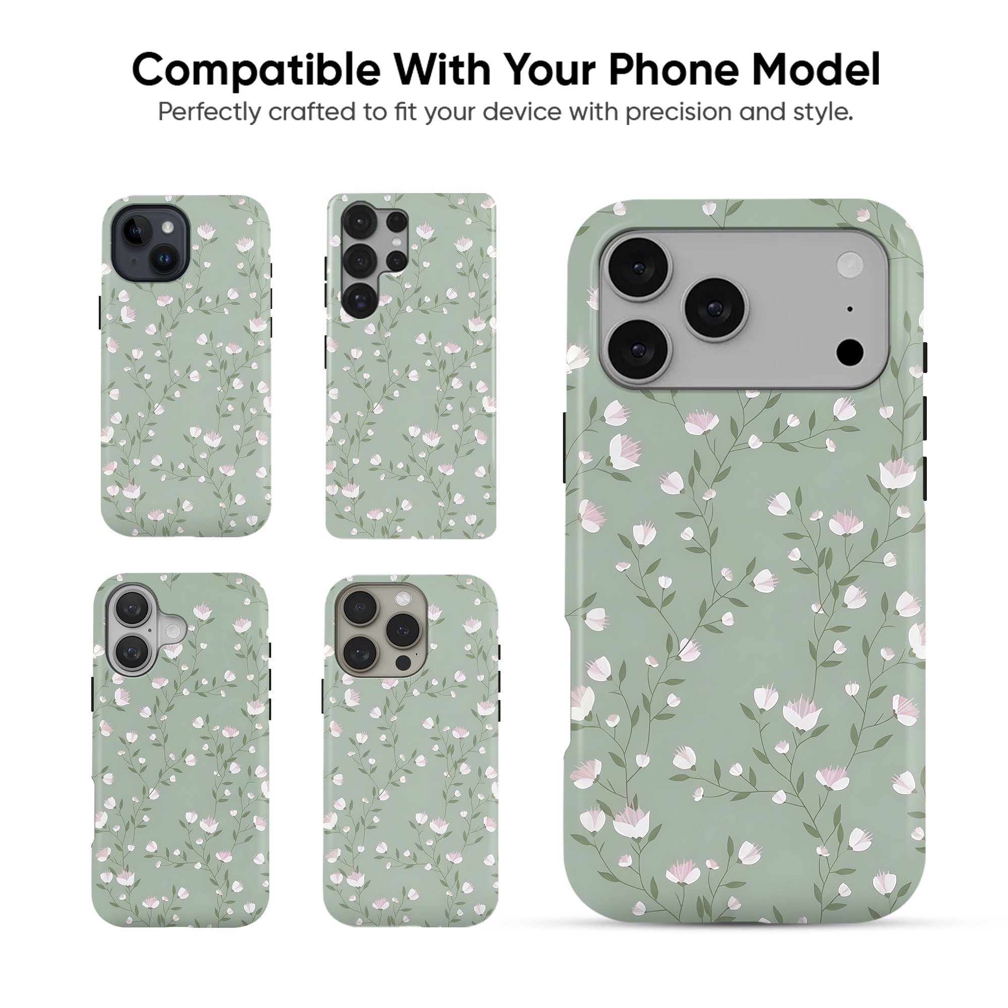 Mint Garden Tough Case