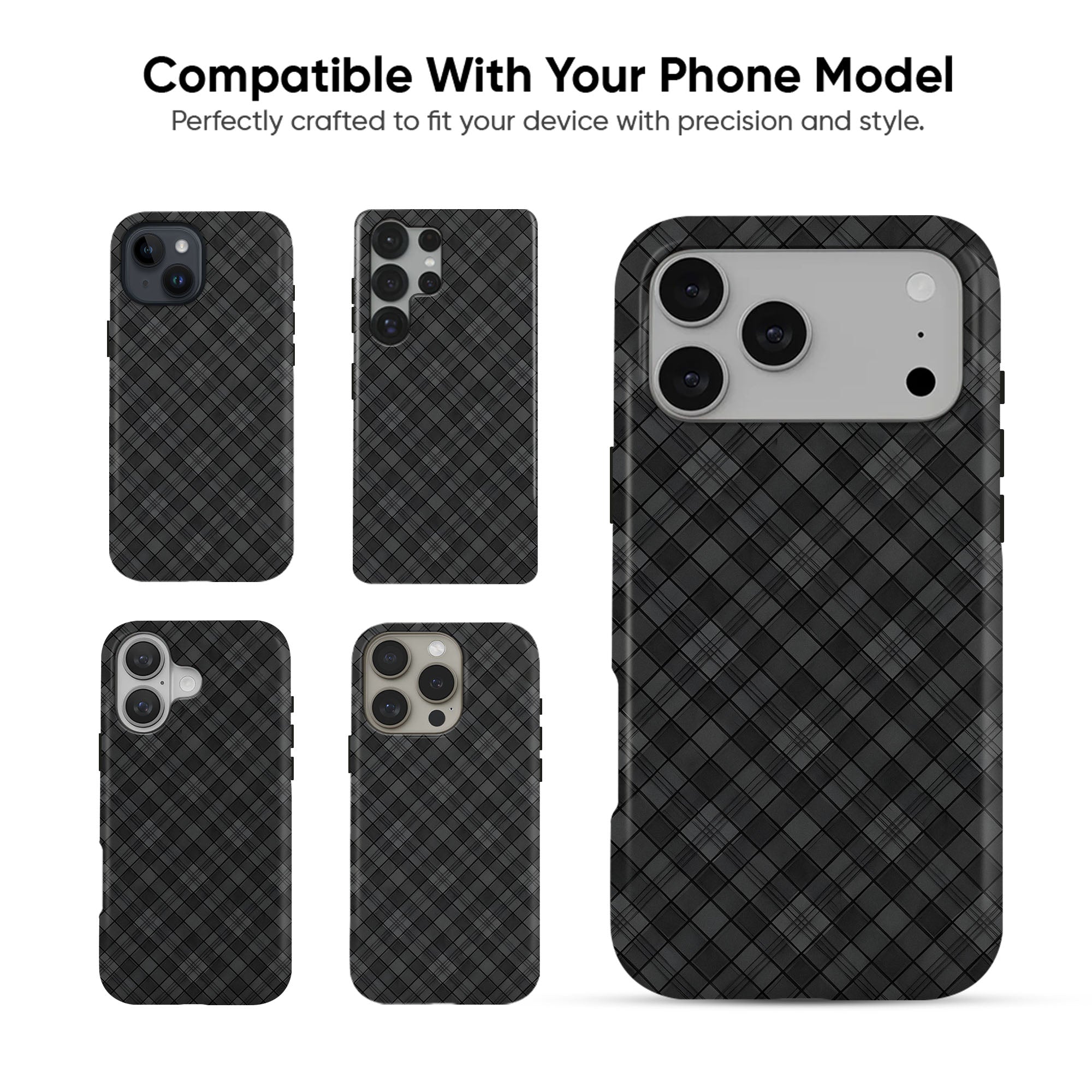 Smoky Monochrome Tough Case