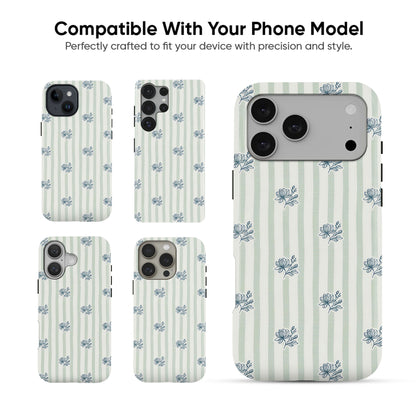 Ditsy Stripe Tough Case