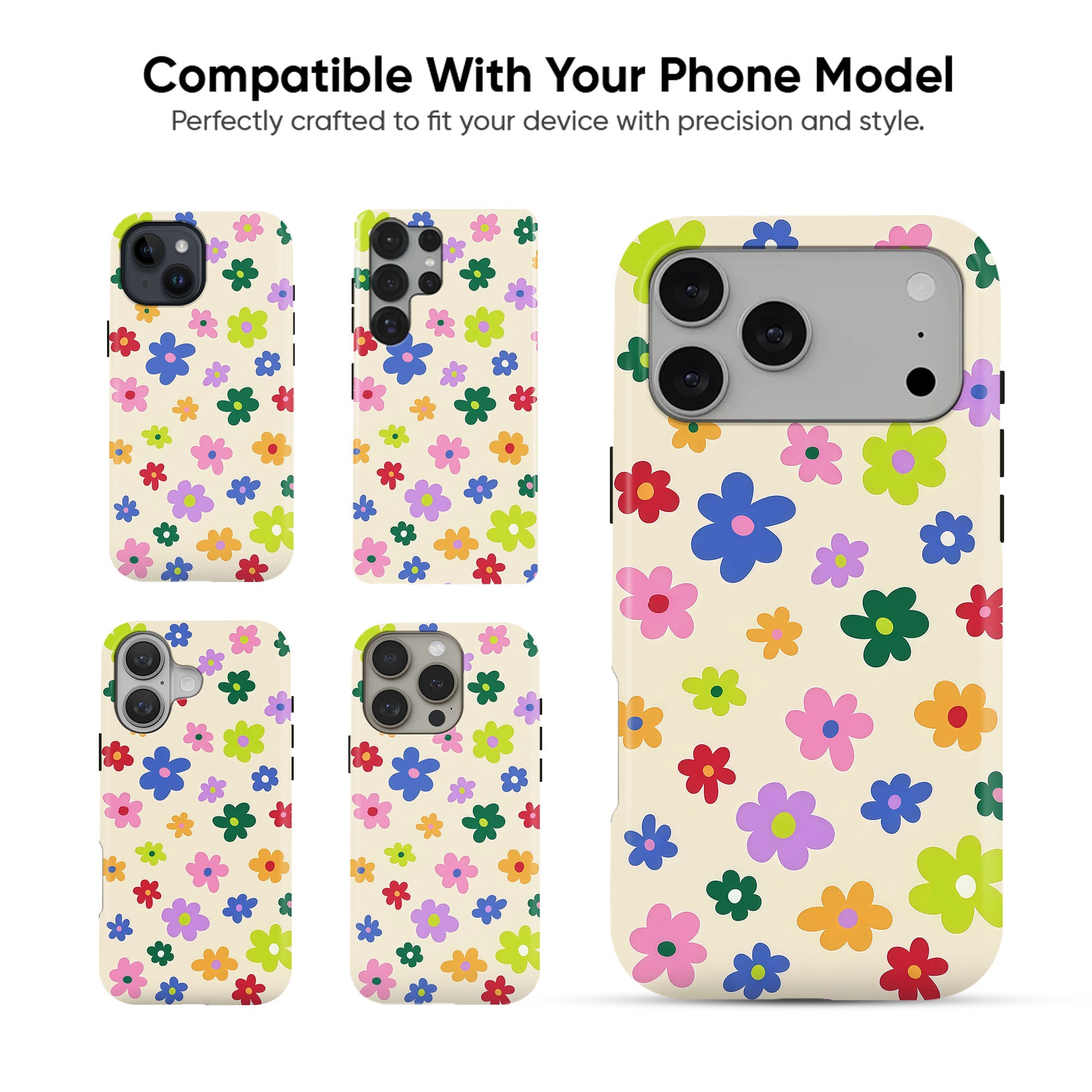 Rainbow Field Tough Case