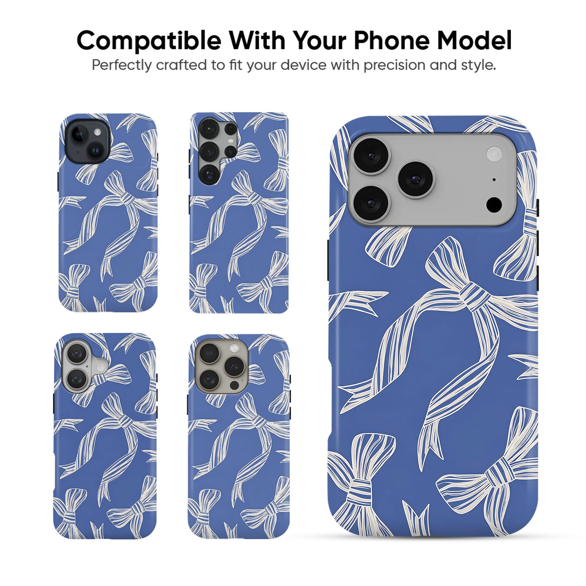Cobalt Ribbon Tough Case