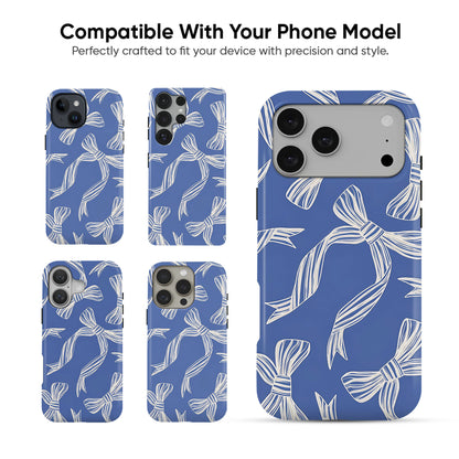 Cobalt Ribbon Tough Case