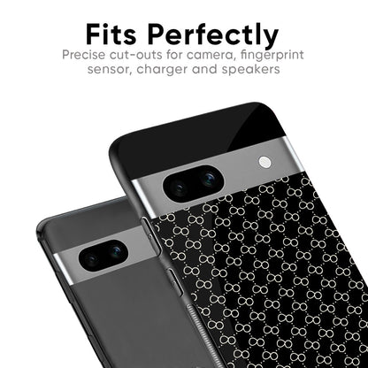 Branded Texture Glass Case for Google Pixel 8A