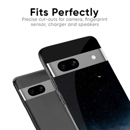 Black Aura Glass Case for Google Pixel 8A