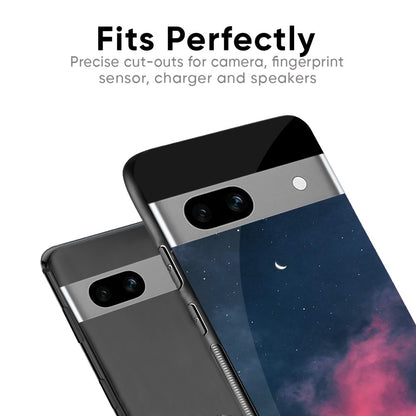 Moon Night Glass Case for Google Pixel 8A