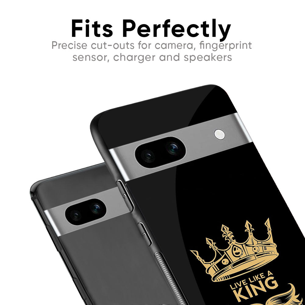 King Life Glass Case for Google Pixel 8A