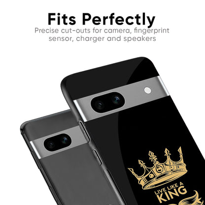 King Life Glass Case for Google Pixel 8A