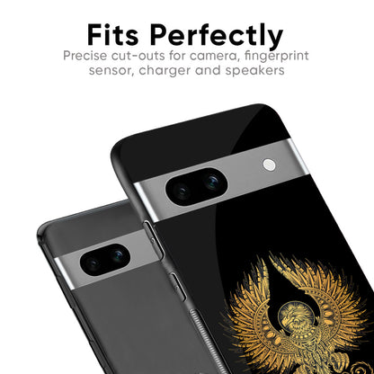 Mythical Phoenix Art Glass Case for Google Pixel 8A