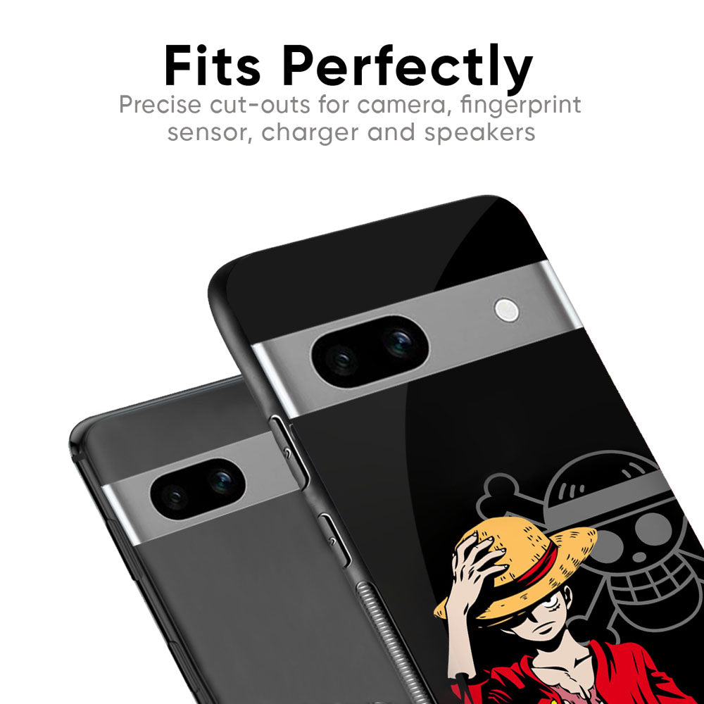 Hat Crew Glass Case for Google Pixel 8A