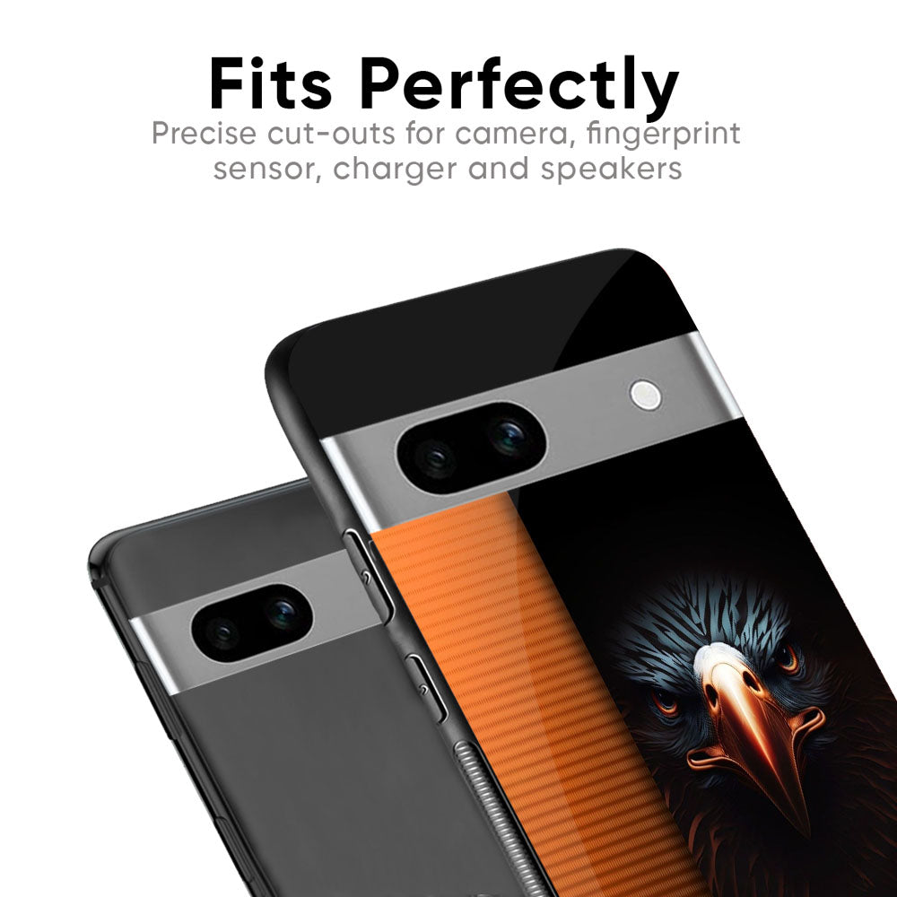 Angry Eagle Glass Case for Google Pixel 8A