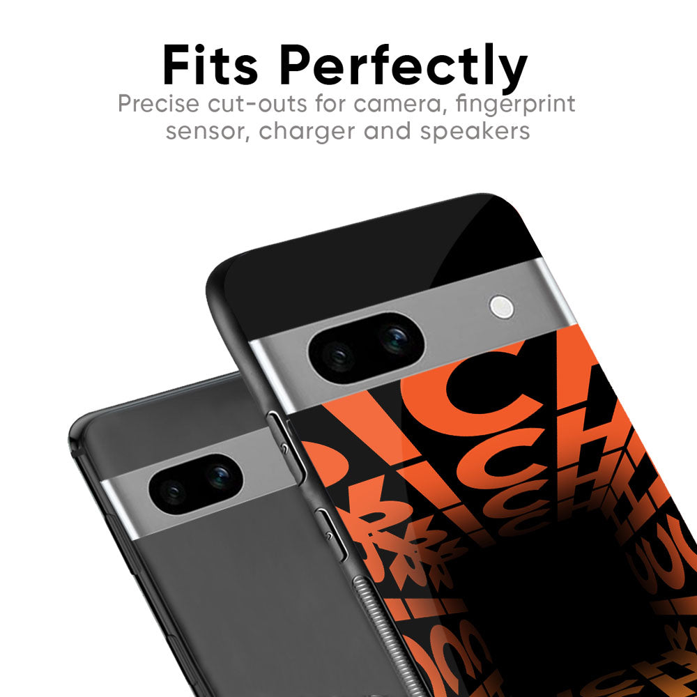 Eye Twister illusion Glass Case for Google Pixel 8A