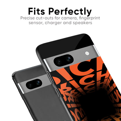 Eye Twister illusion Glass Case for Google Pixel 8A
