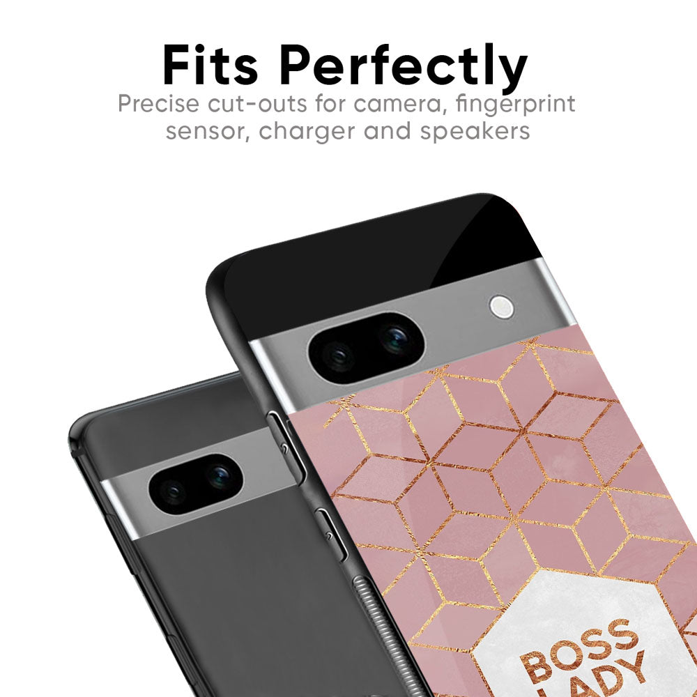 Boss Lady Glass Case for Google Pixel 8A